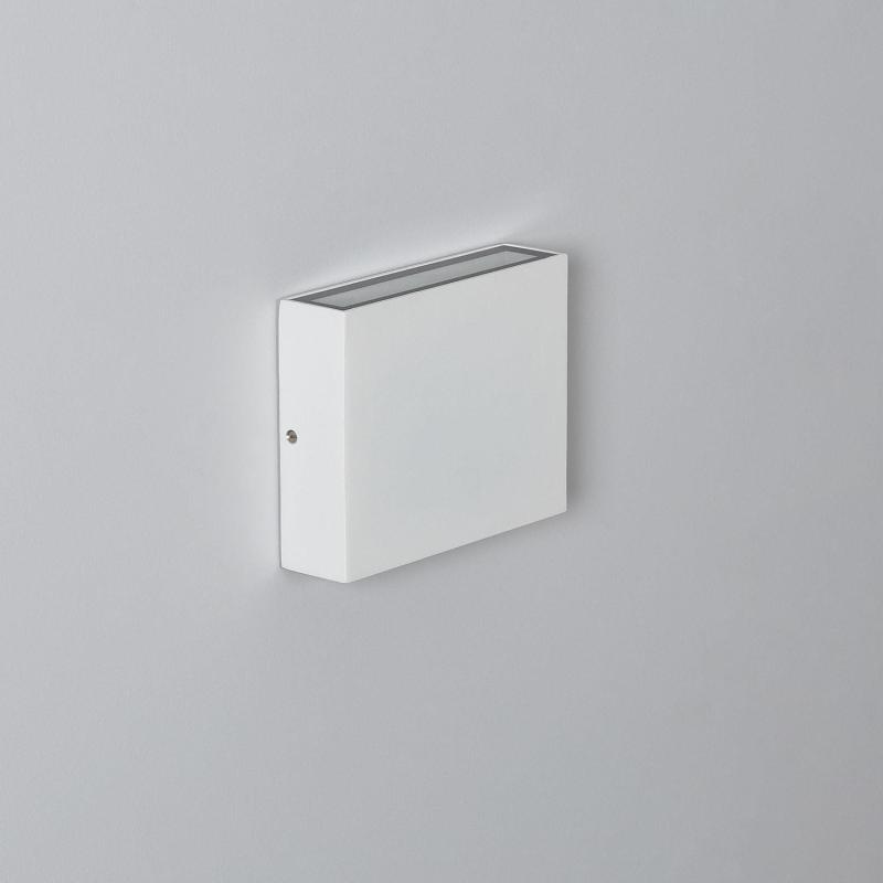 Applique Murale LED Extérieure Luming II 6W Éclairage Double Face Carrée Blanche