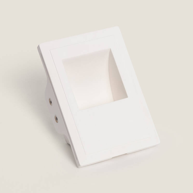 Applique Murale Intégration Plâtre/Placo pour Ampoule LED GU10 PAR11 Coupe 103x148 mm