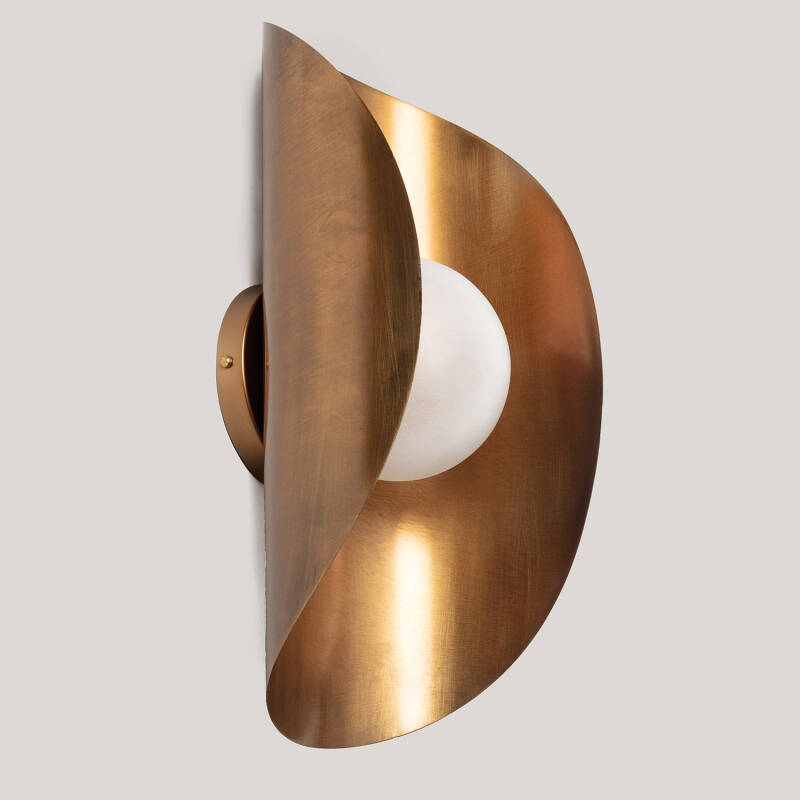 Applique Murale Métal et Verre Ishan II ILUZZIA