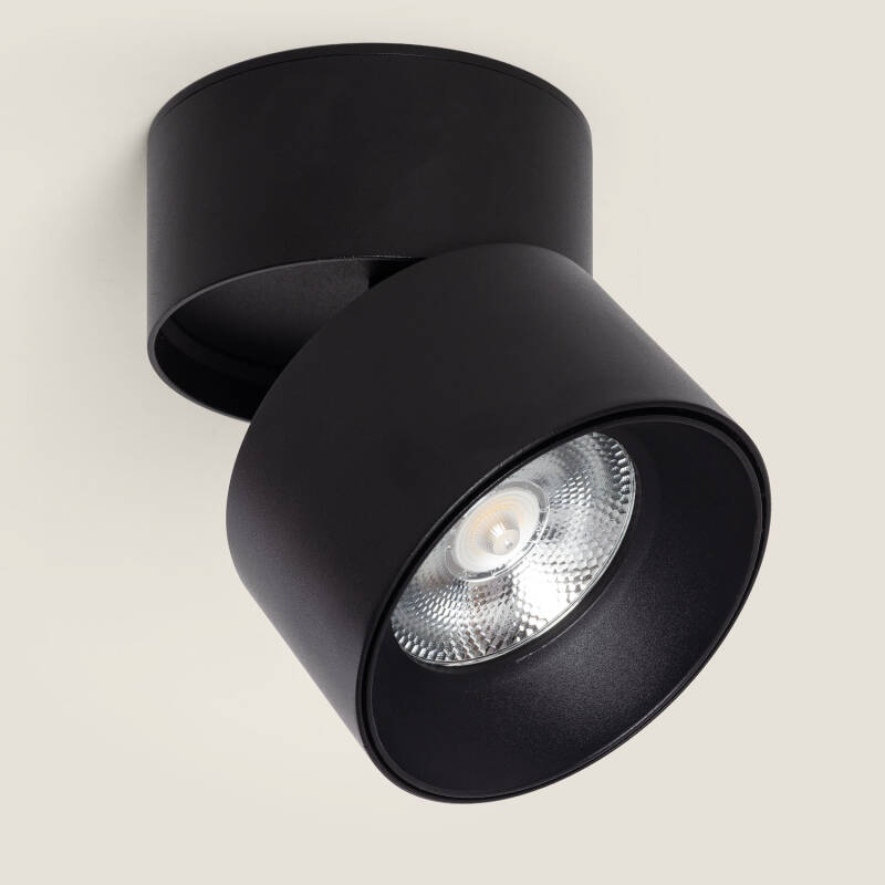 Applique LED 30W Aluminium Ronde Noire New Onuba