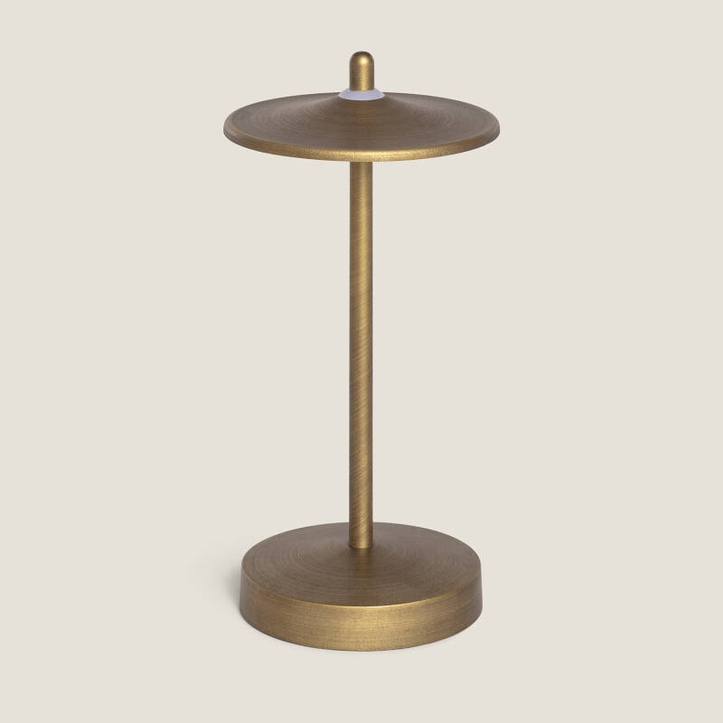 Lampe à Poser LED Portable Extérieure Métal avec Batterie Rechargeable Milevani