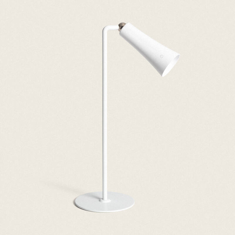 Lampe à Poser LED  3W Portable en Métal avec Batterie USB Rechargeable Bysta