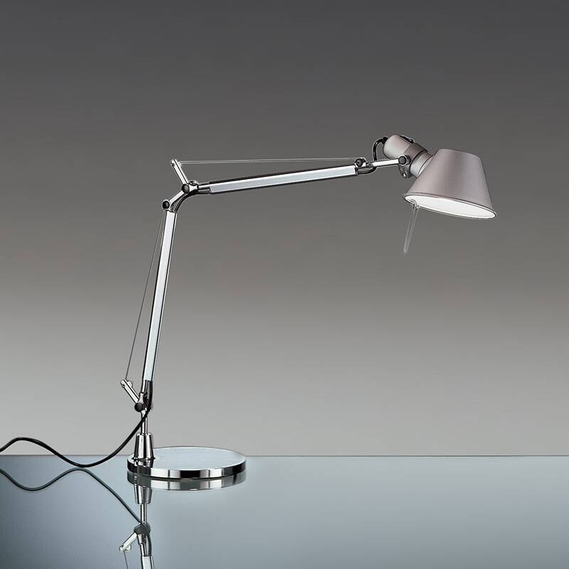 Lampe à Poser LED Tolomeo Mini Grise ARTEMIDE