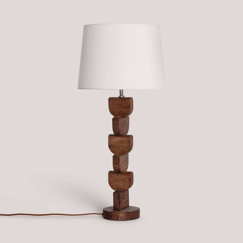 Lampe à Poser Bois Dagmar ILUZZIA