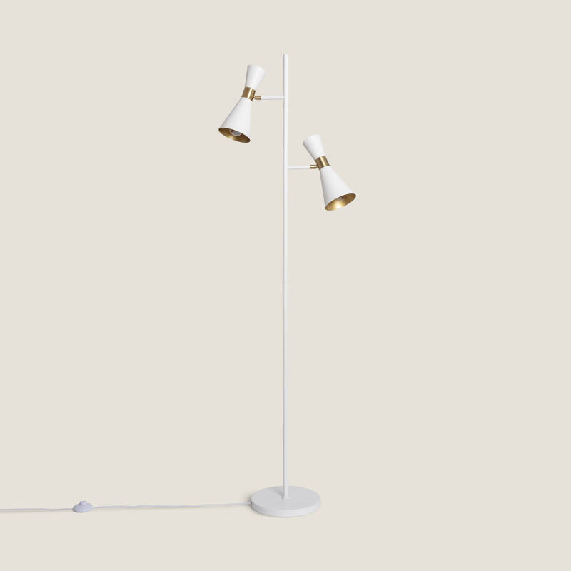 Lampadaire Métal 2 Spots Jigger