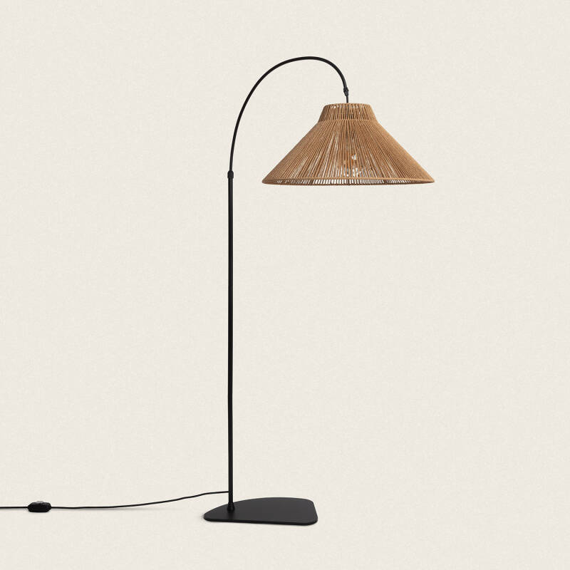 Lampadaire Extérieur Métal et Corde Montreal