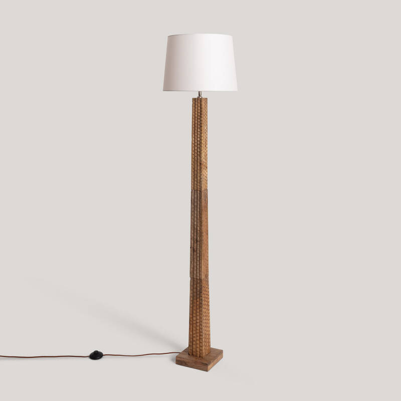 Lampadaire Bois Kyathi ILUZZIA
