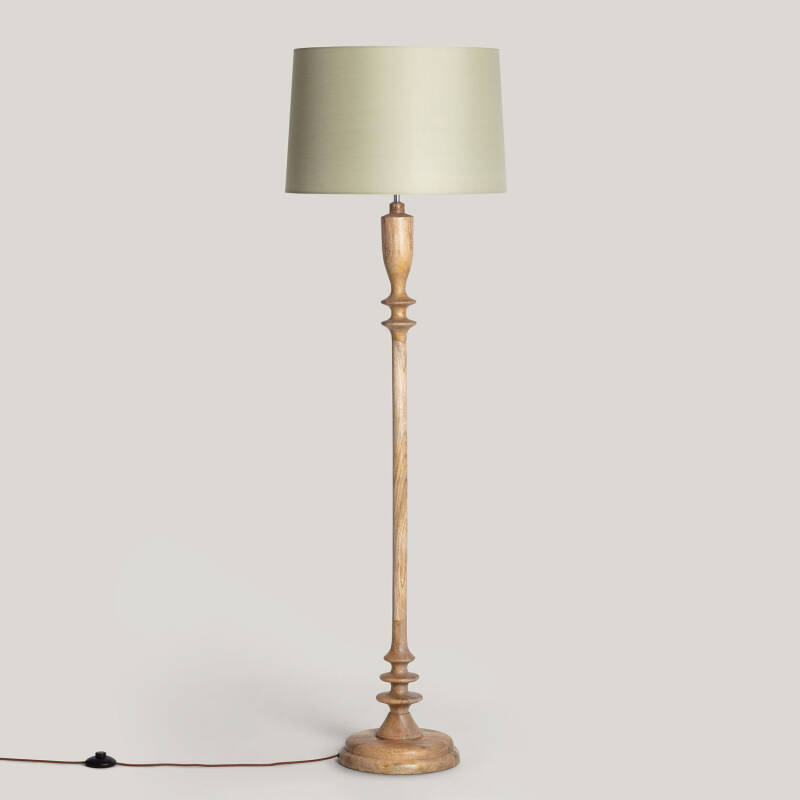Lampadaire en bois Meena ILUZZIA