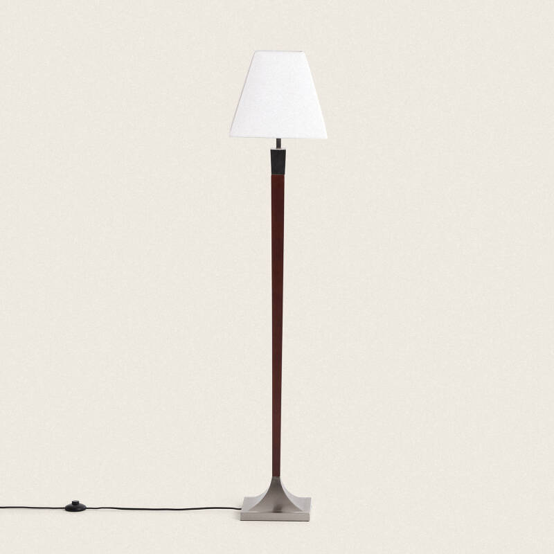 Lampadaire Bois et Métal Lizza Piramis