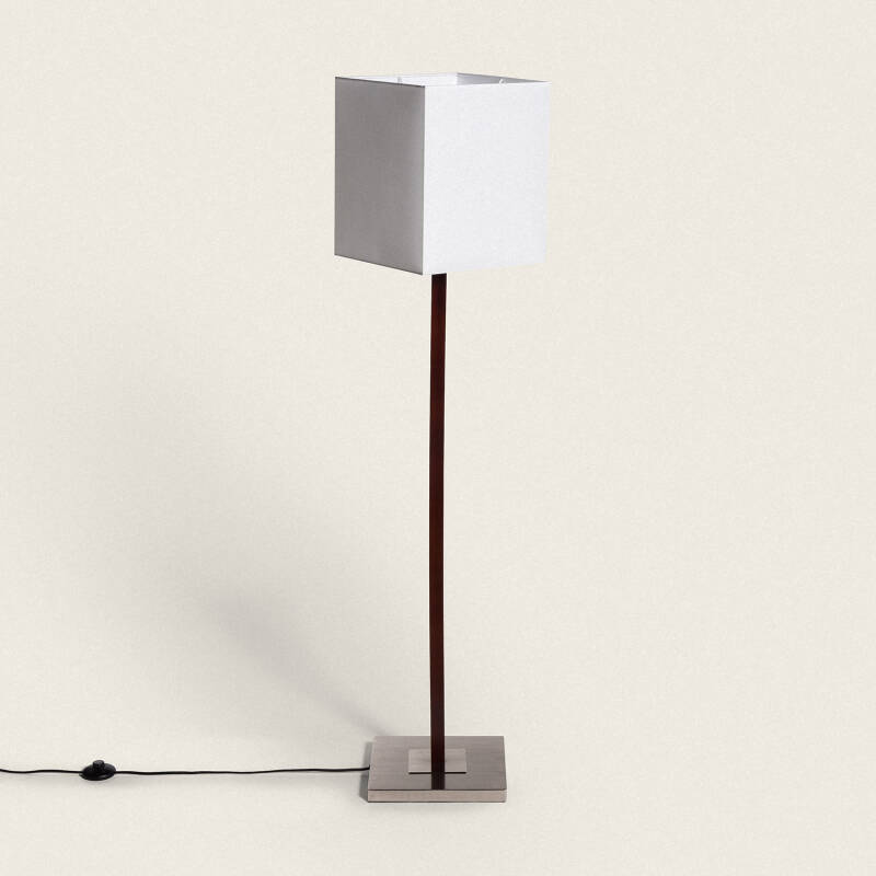 Lampadaire Bois et Métal Lizza