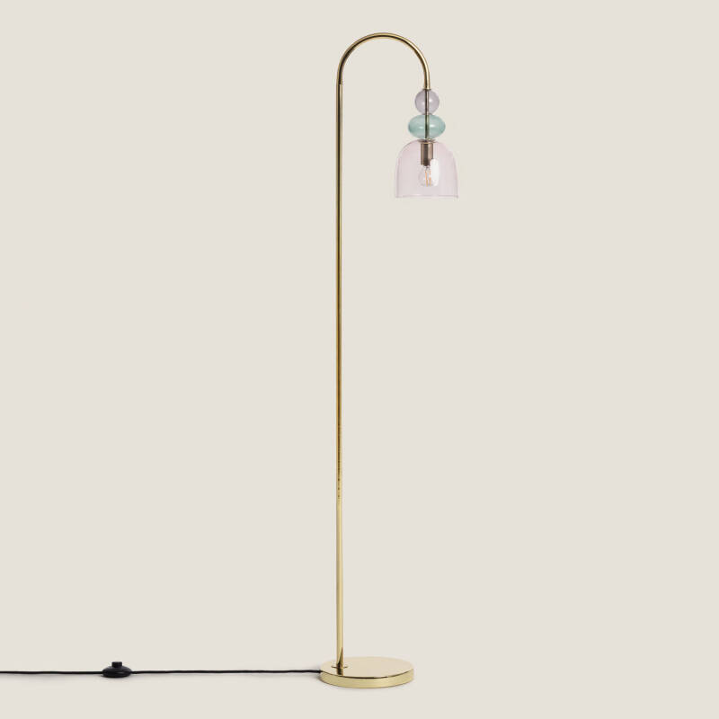 Lampadaire Métal et Verre Baudelaire