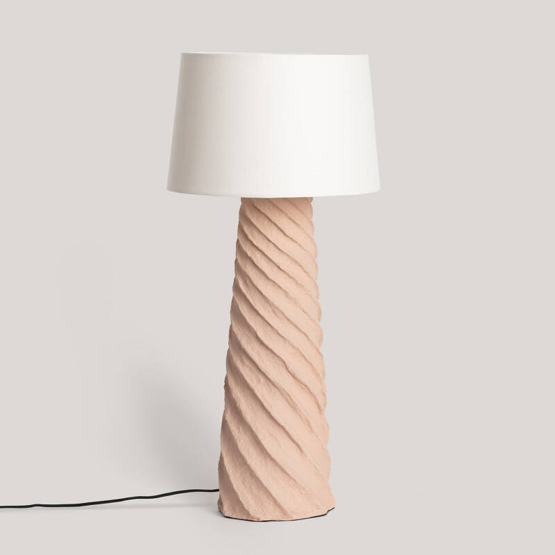 Lampadaire Papier Maché Métal Stari