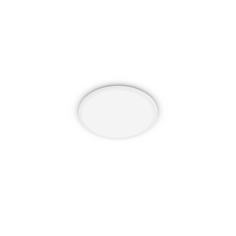 Plafonnier LED PHILIPS Extra-Plat Blanc IP44 15W Variation par Paliers 3 Niveaux CL550